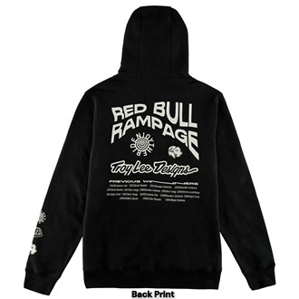 TROY LEE DESIGNS X REDBULL RAMPAGE MIND MELT PULLOVER HOODIE BLACK